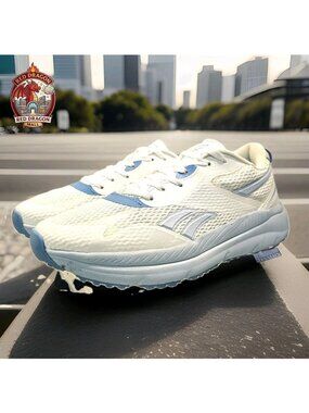Reebok Rush Running Ortholite White Ice Blue Shoes - Women's Size 10